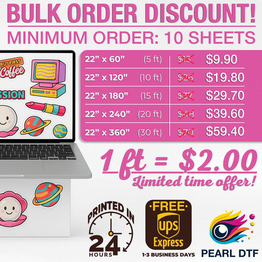Order in Bulk – Only $2/ft