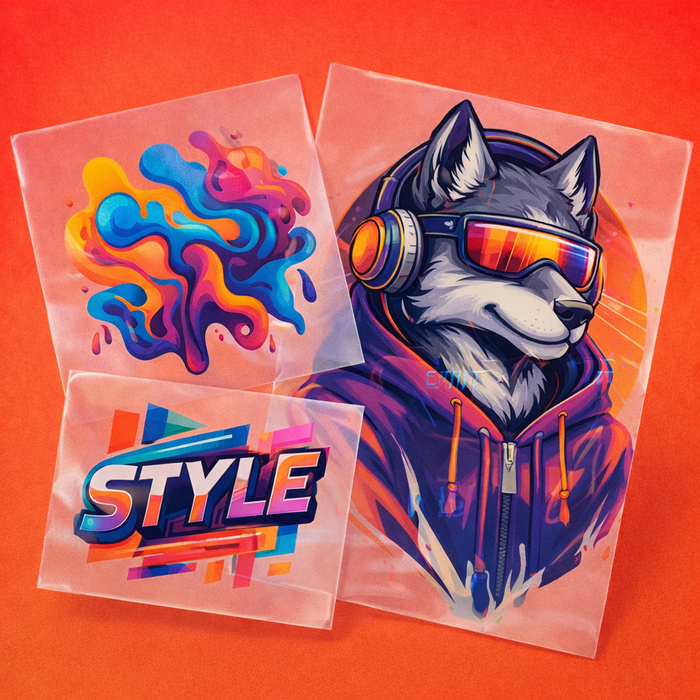 DTF Transfers by Size - Upload Your Design